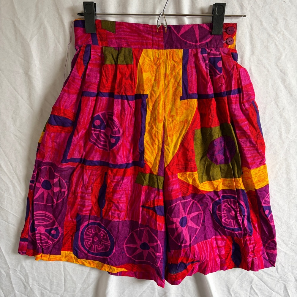 Vintage 70s Bobbie Brooks Deadstock Mod Print Shorts